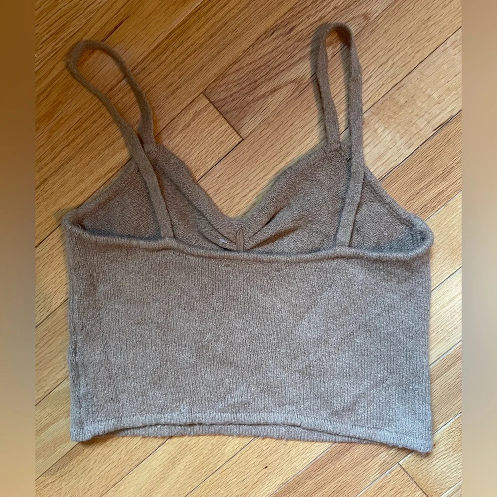 Madewell Camel Milo Knit Top Size 4